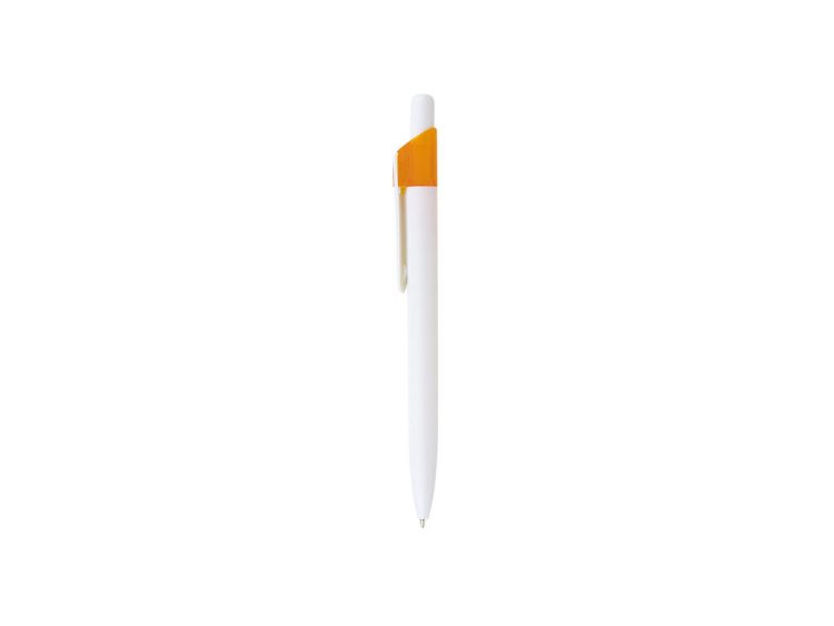 Στυλό Πλαστικό με Λευκό Κορμό και Χρώματα