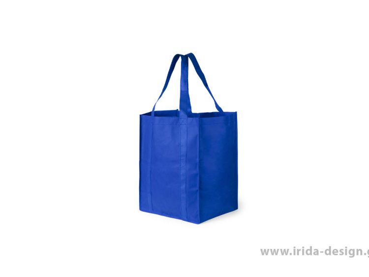 Τσάντα Non Woven με φαρδιά πιέτα
