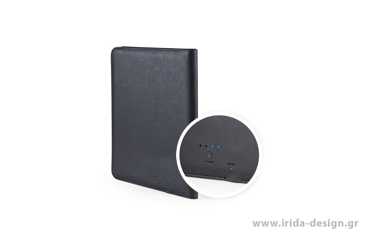 Ντοσιέ Μαύρο με Powerbank