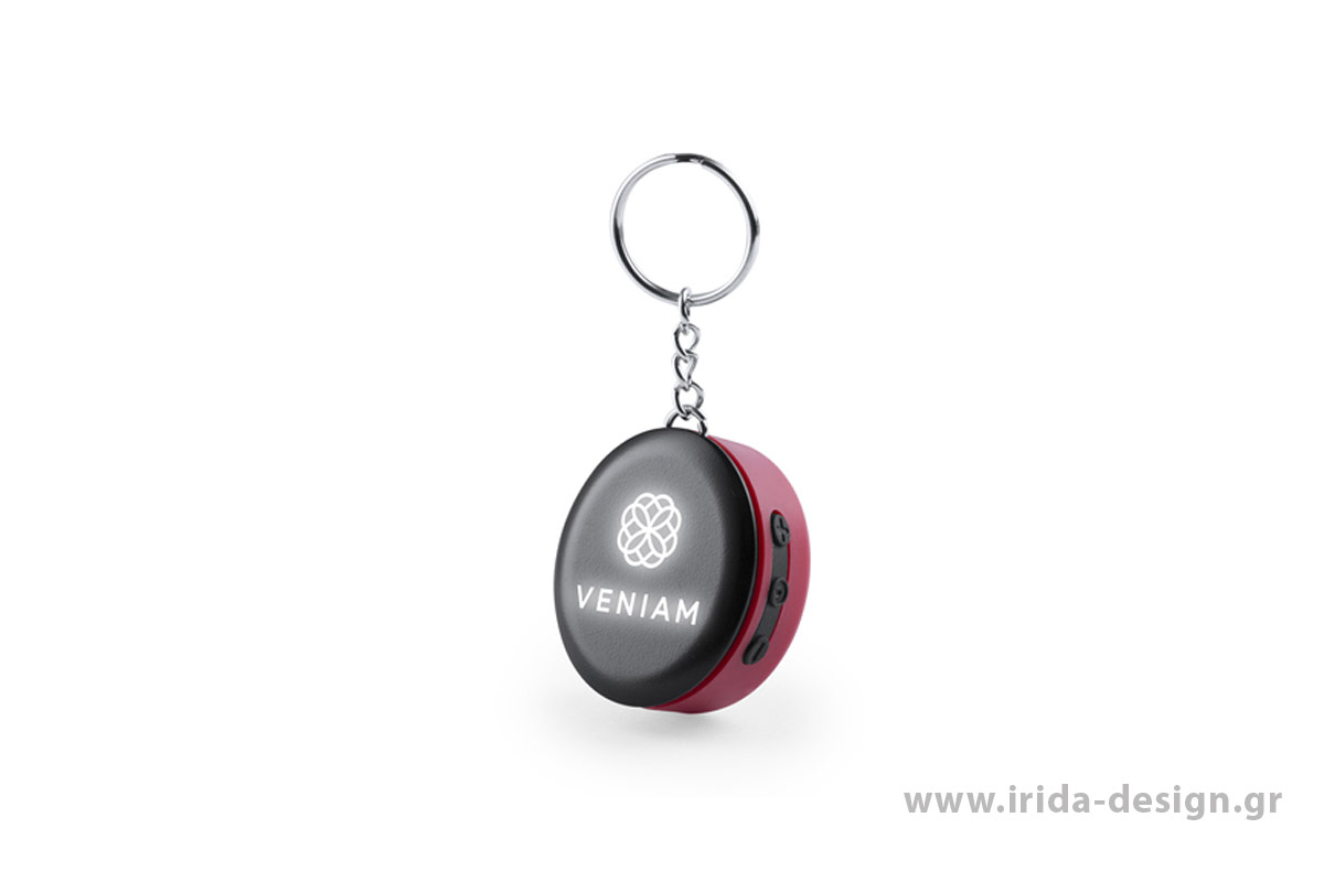 Μπρελόκ Ηχείο Bluetooth με Led