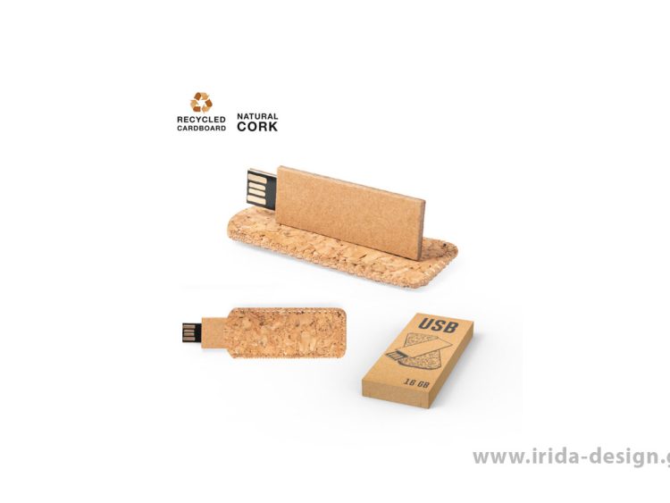 USB Flash 16GB από Ανακυκλωμένο Χαρτόνι