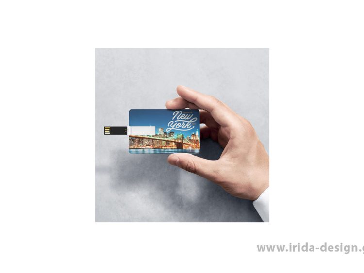 Κάρτα USB 16GB σε Θήκη από Δερματίνη