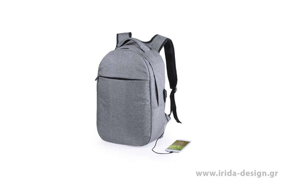 Backpack Ασφαλείας με Σύνδεση USB