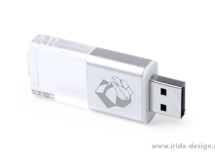 USB Flash 16GB από Αλουμίνιο και Ακρυλικό Υλικό