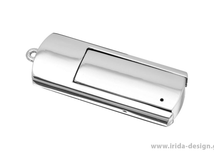 USB Flash 16GB σε Γυαλιστερό Μεταλλικό Φινίρισμα