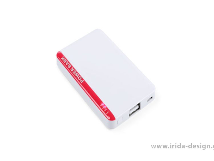 Power Bank 2200mAh σε Δίχρωμο Λεπτό Σχέδιο