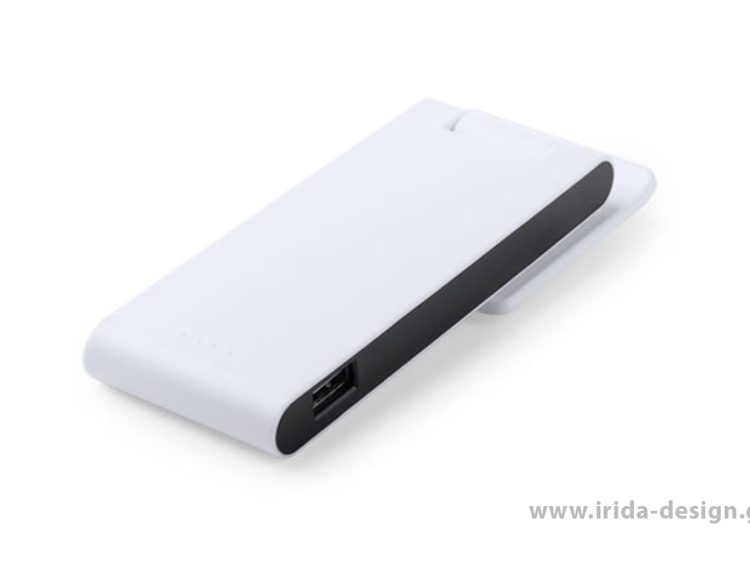 Power Bank 4000mAh σε Λευκό Χρώμα