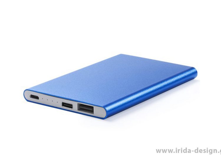 Power Bank 2200mAh σε 5 Μεταλλικά Χρώματα