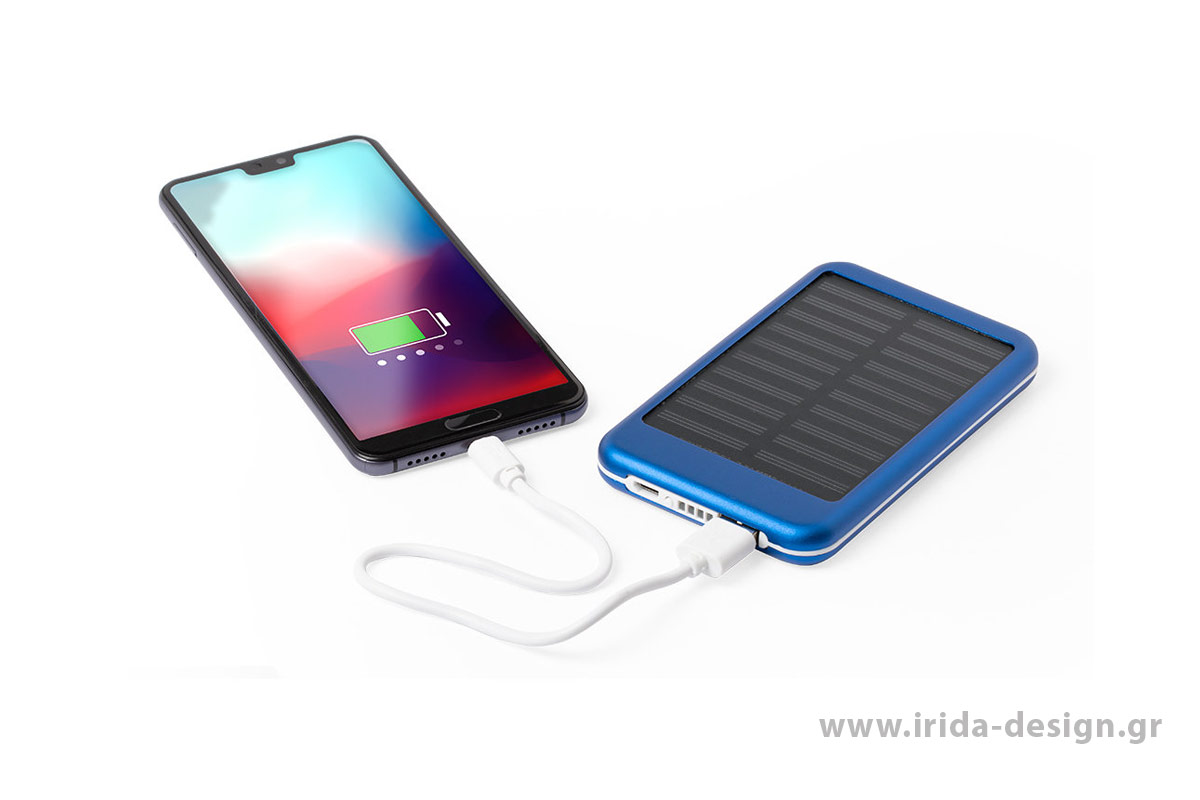 Power Bank 4000mAh με Ηλιακή Ενέργεια