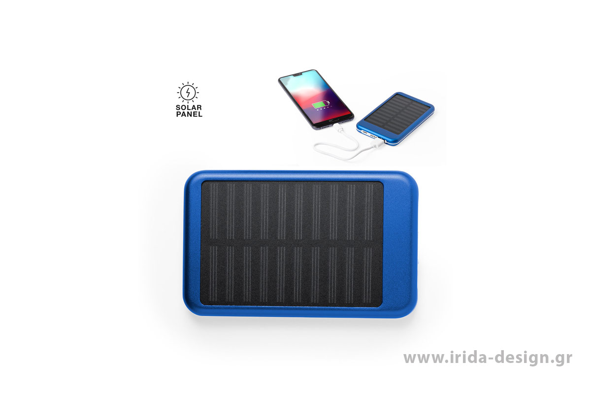 Power Bank 4000mAh με Ηλιακή Ενέργεια