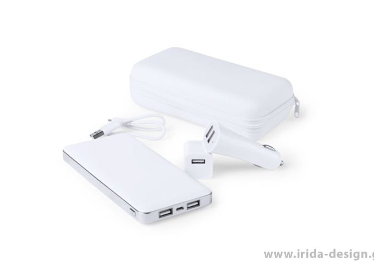 Σετ Power Bank, Φορτιστής Αυτοκινήτου και Επιτοίχιος