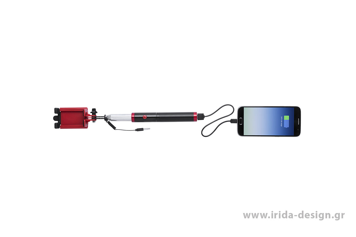 Selfie Stick με Power bank 2200mAh