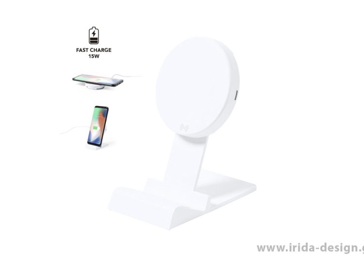 Ασύρματος Ταχυφορτιστής Βάση Κινητού 15W Type C