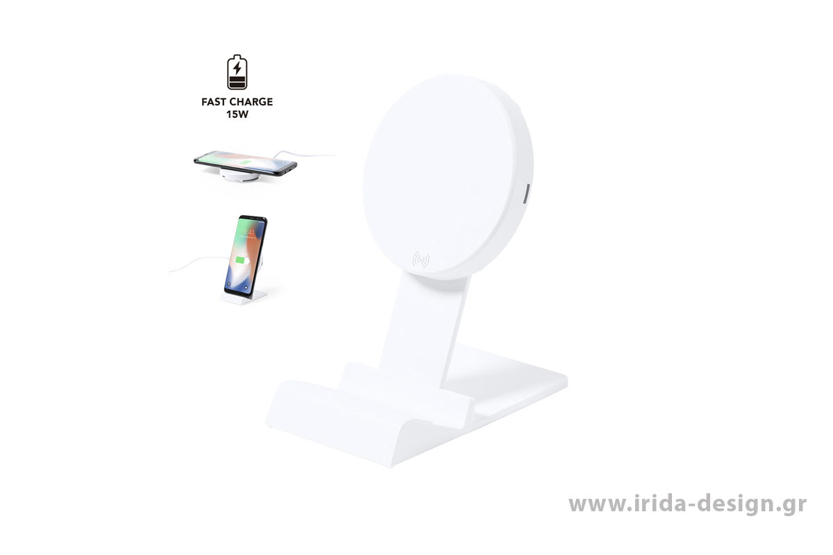 Ασύρματος Ταχυφορτιστής Βάση Κινητού 15W Type C