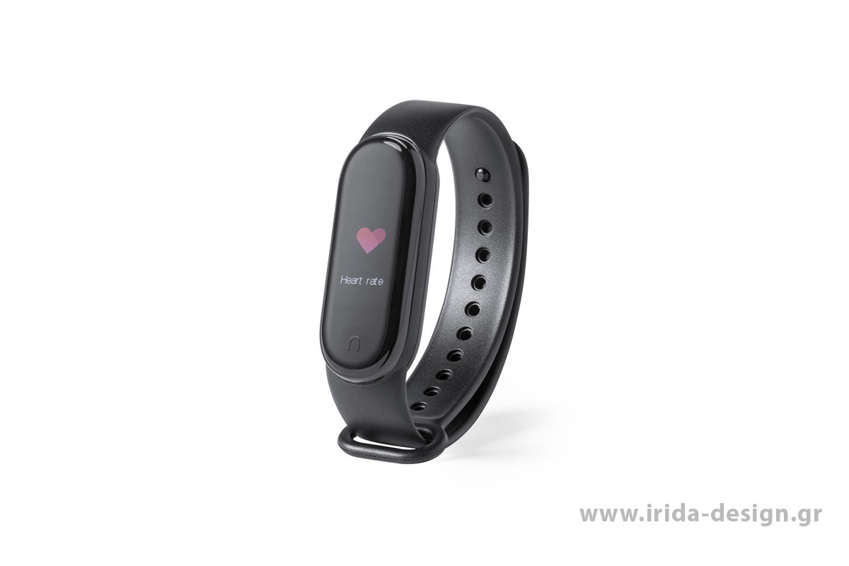 Smart Bracelet με Ενδείξεις Υγείας και Θερμόμετρο