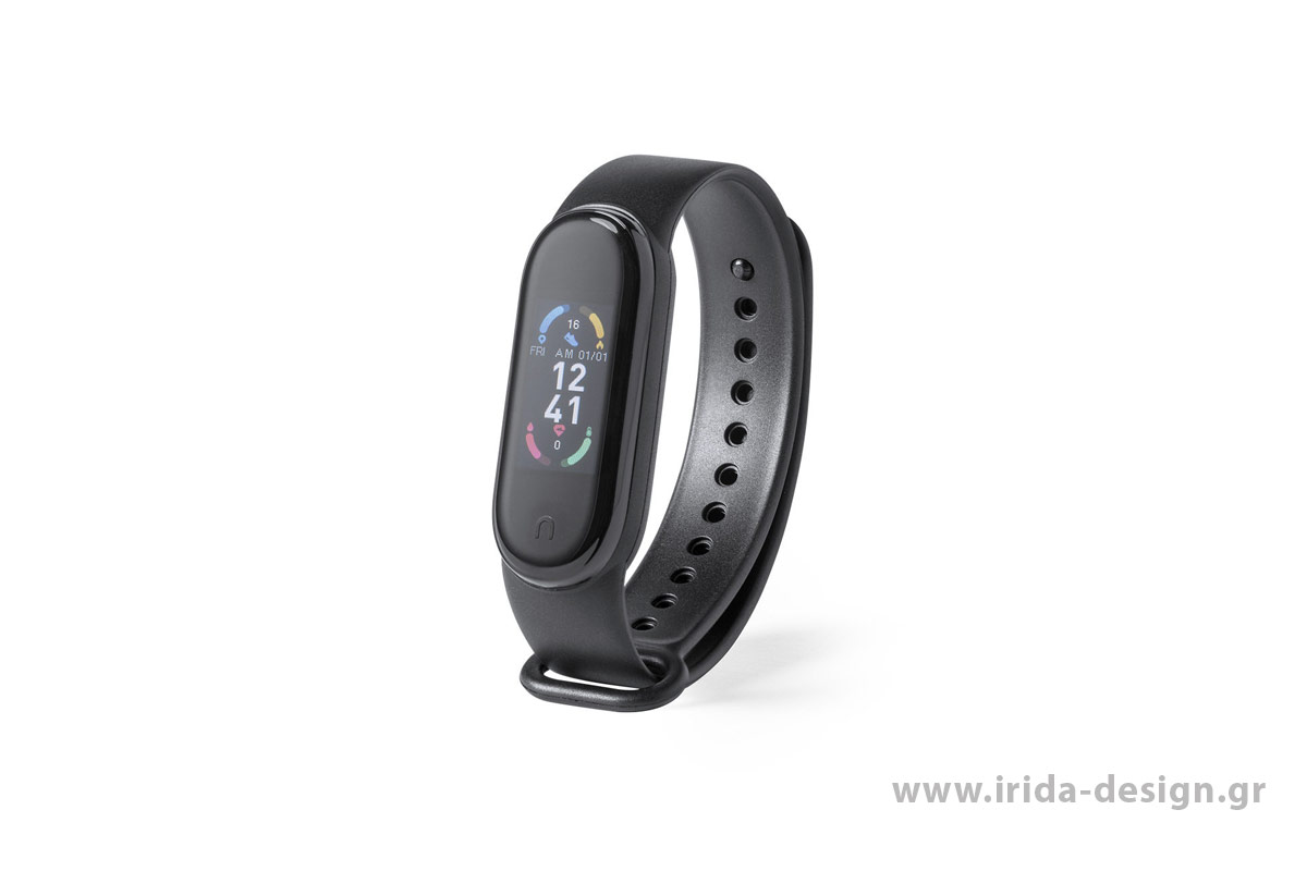 Smart Bracelet με Ενδείξεις Υγείας και Θερμόμετρο