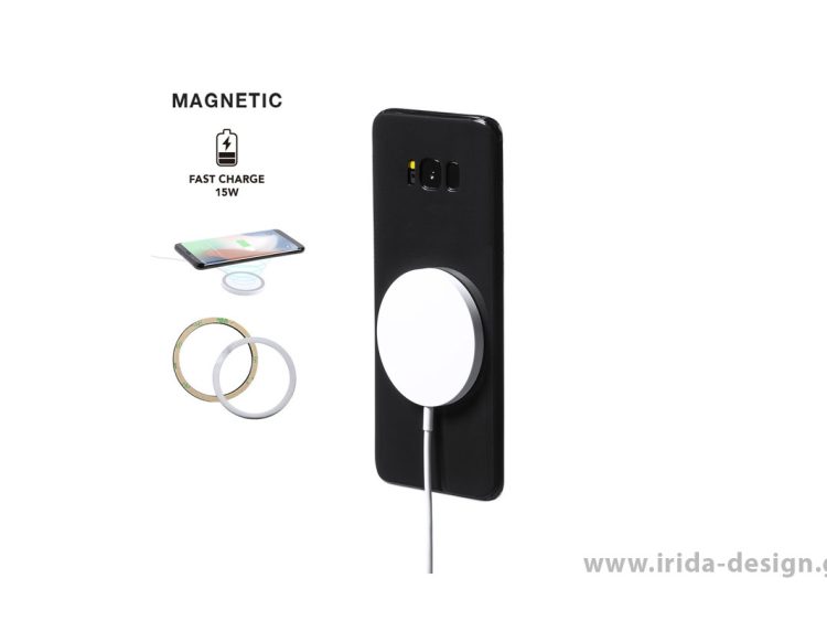 Ασύρματος Μαγνητικός Ταχυφορτιστής 15W με USB