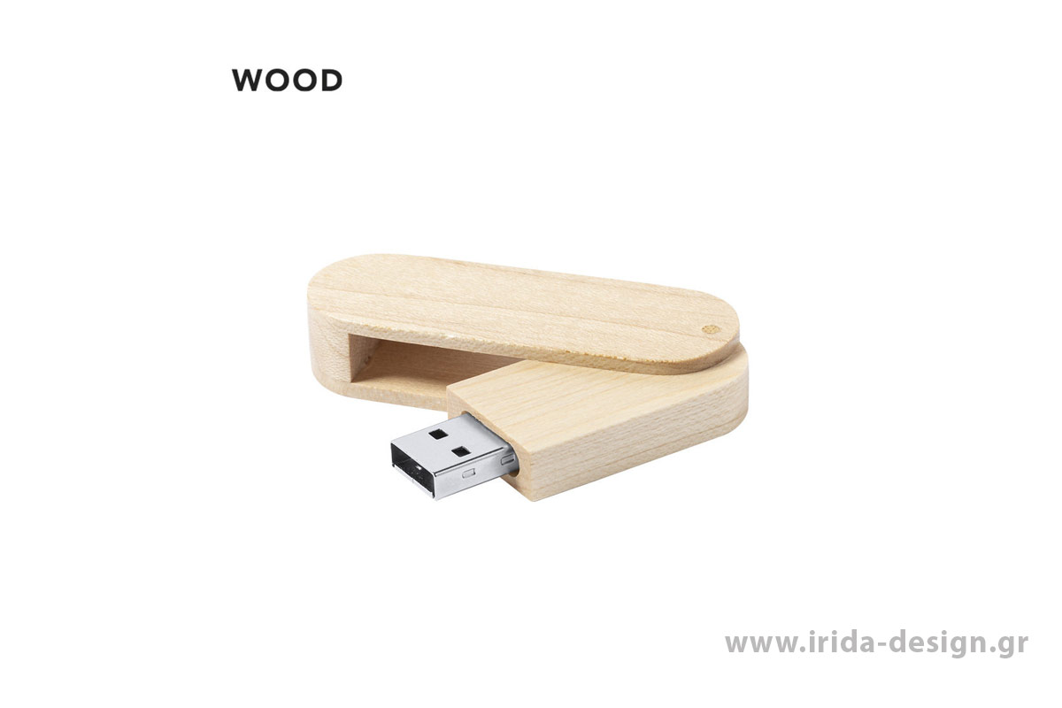 USB Stick 16GB από Ξύλο