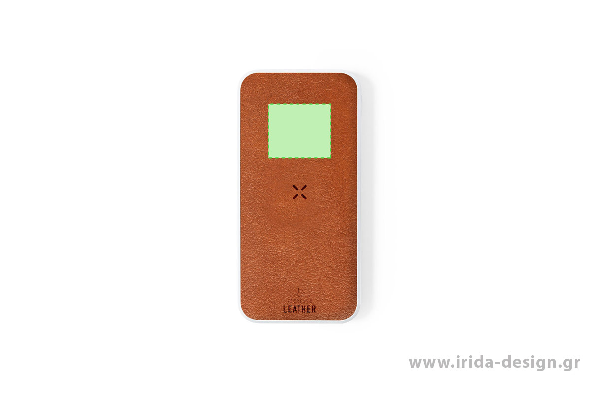 Powerbank 8000 mAh με Ασύρματη Φόρτιση από Ανακυκλωμένο Δέρμα