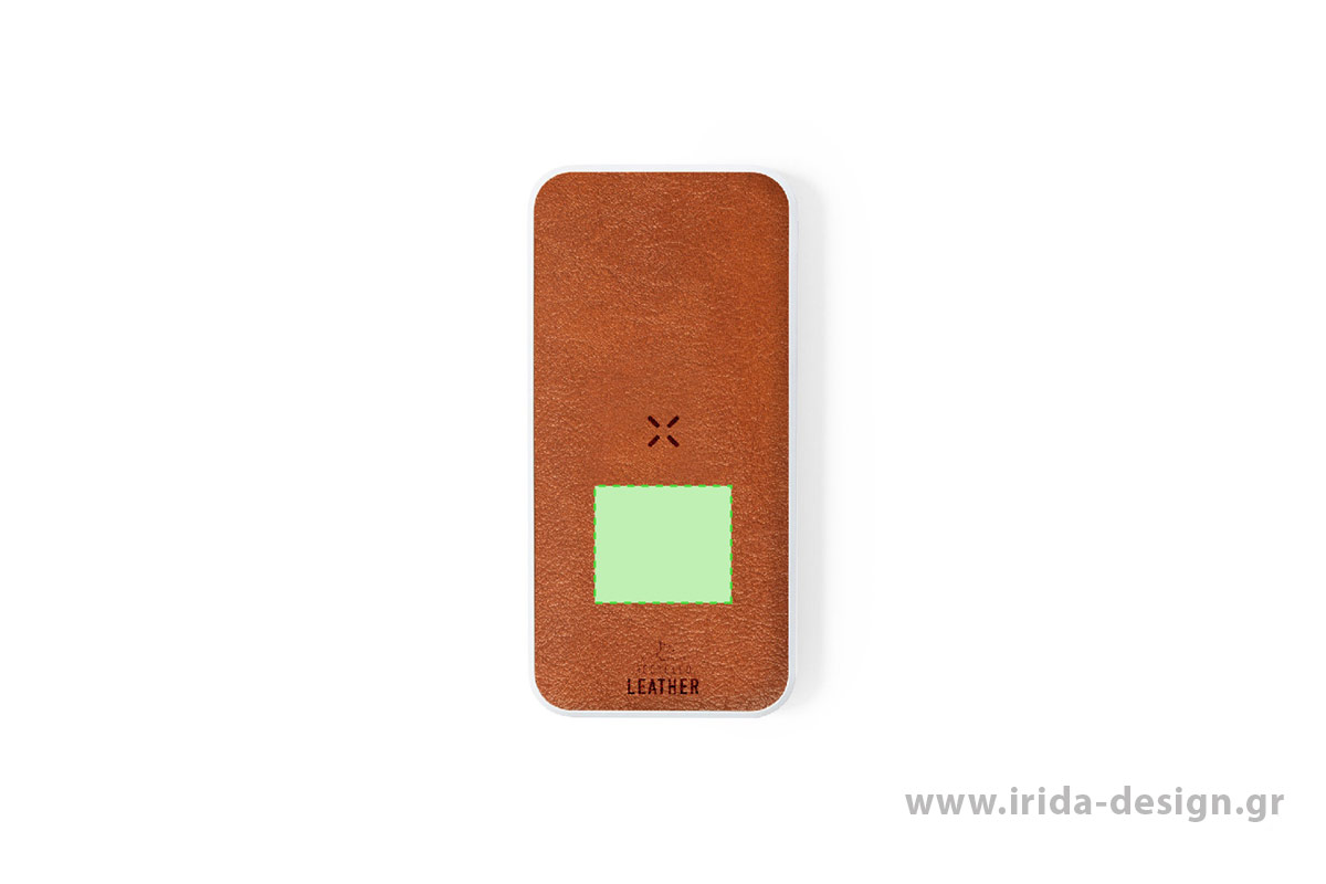 Powerbank 8000 mAh με Ασύρματη Φόρτιση από Ανακυκλωμένο Δέρμα