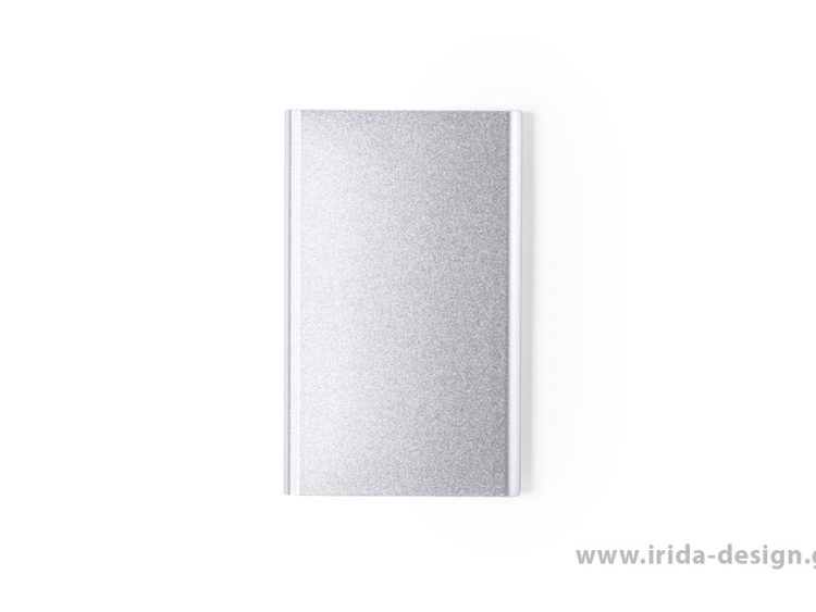 Powerbank 2.200 mAh USB σε Ασημί Χρώμα από Αλουμίνιο