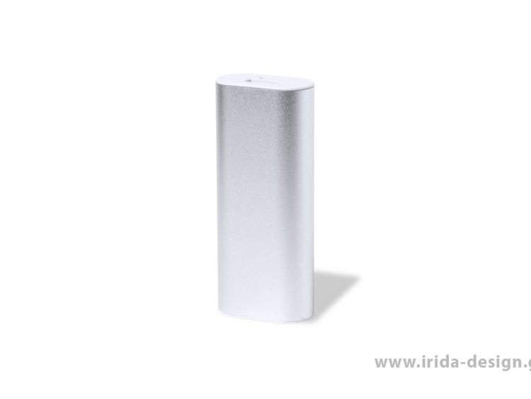Powerbank 2.200 mAh USB σε Ασημί Χρώμα