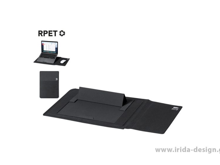 Θήκη Laptop RPET με Mousepad και Βάση Κινητού