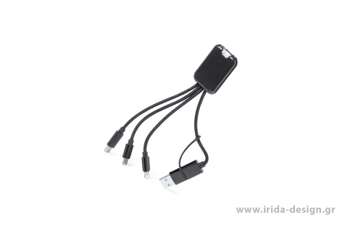 Καλώδιο Φόρτισης Type-C USB και Lightning με Λαμπάκι LED
