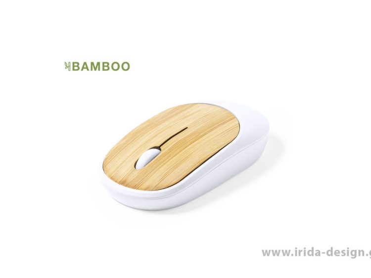 Ασύρματο Εργονομικό Ποντίκι από Bamboo και ABS