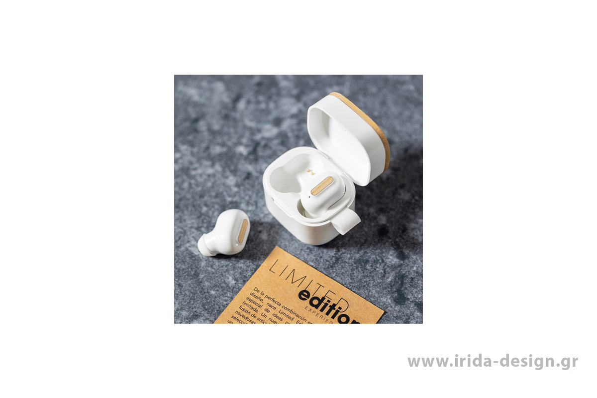 Ακουστικά Ψείρες Ασύρματα Bluetooth Handsfree από Μπαμπού (Limited Edition)
