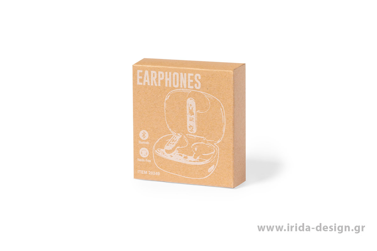 Ασύρματα Ακουστικά Bluetooth 5.3 Handsfree Type-C Λευκά/Διάφανα