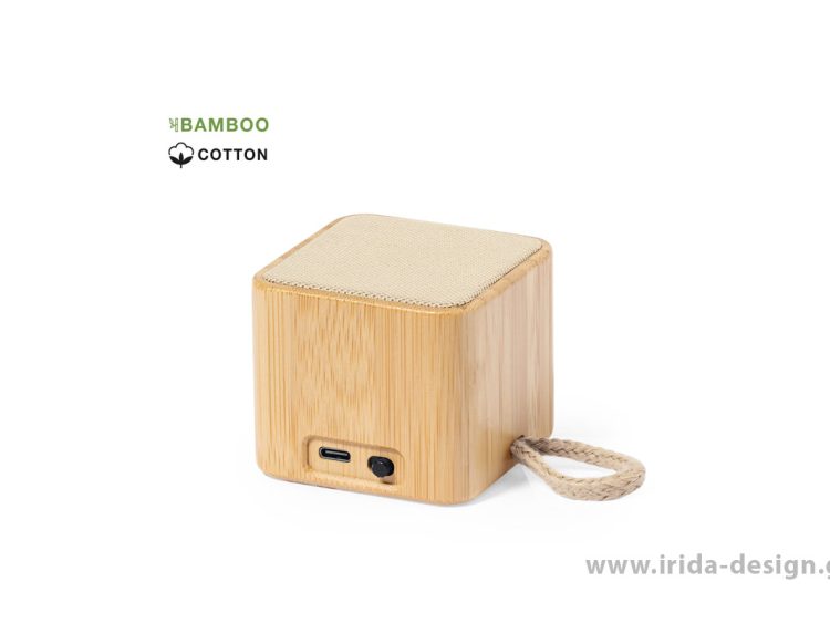 Ασύρματο Ηχείο Bluetooth 3W από Bamboo/Βαμβάκι