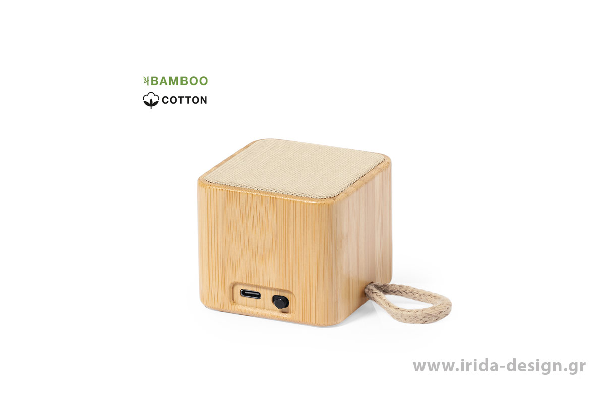 Ασύρματο Ηχείο Bluetooth 3W από Bamboo/Βαμβάκι