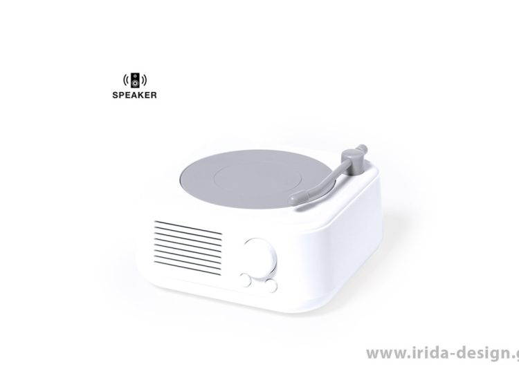 Ηχείο Bluetooth 5W Σχέδιο Πικάπ Type-C Handsfree με Ραδιόφωνο FM