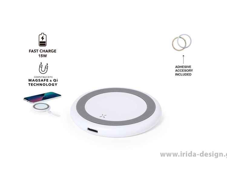 Ασύρματος Μαγνητικός Ταχυφορτιστής 15W Magsafe Qi