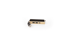 USB Hub 2.0 με Μαύρη Επιφάνεια 1 Type-C 2 USB 2.0 από Μπαμπού