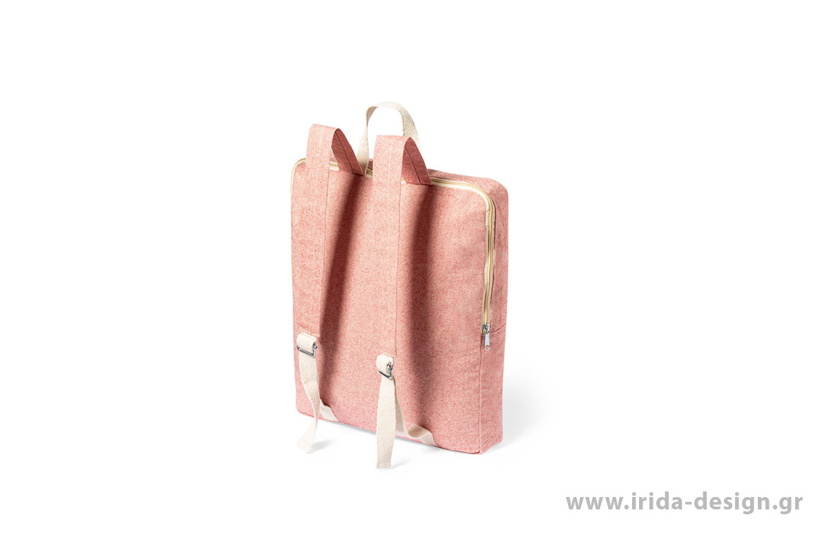 Backpack από 100% Ανακυκλωμένο Βαμβάκι σε Παστέλ Χρώματα