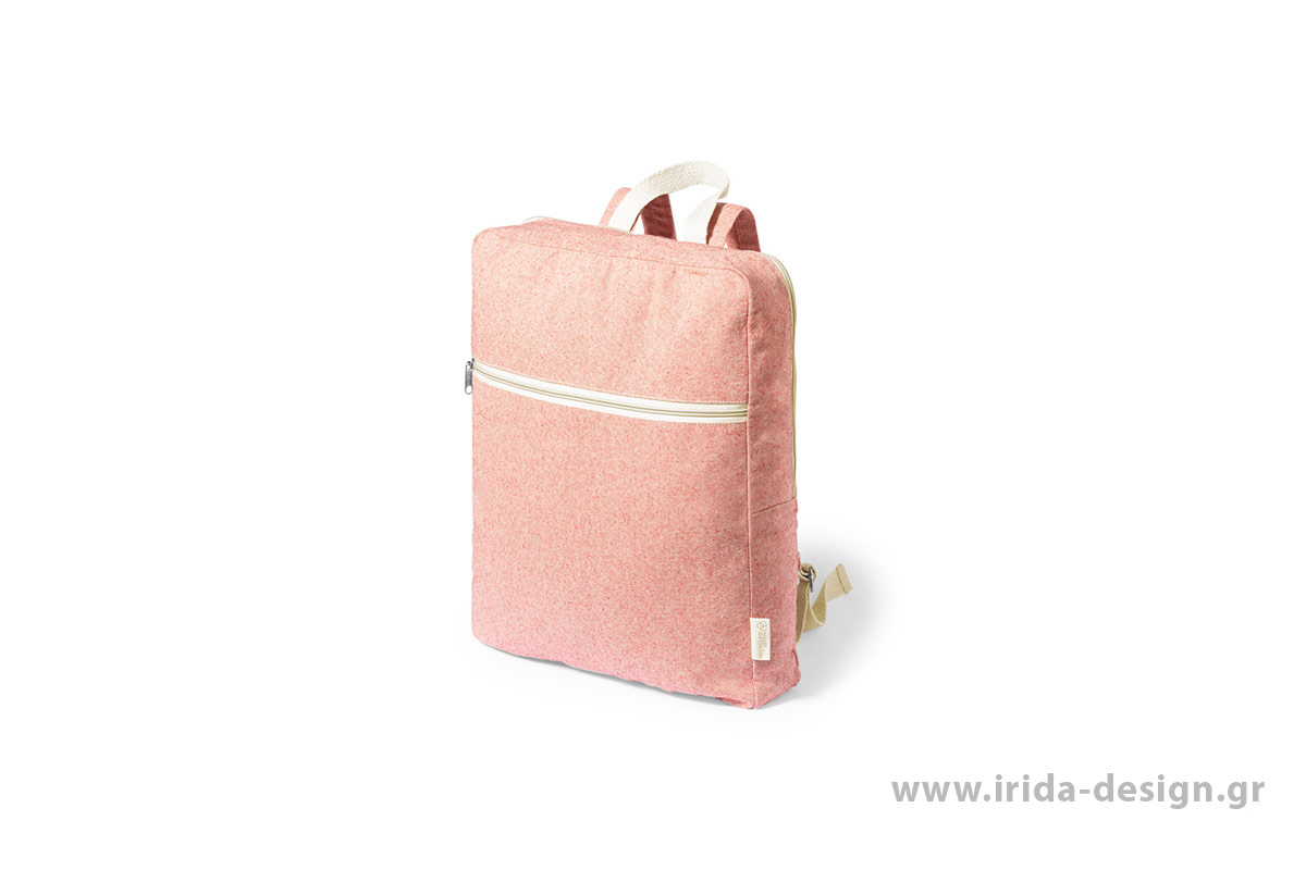 Backpack από 100% Ανακυκλωμένο Βαμβάκι σε Παστέλ Χρώματα