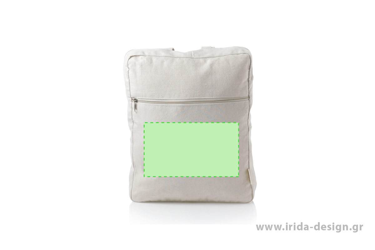Backpack από 100% Ανακυκλωμένο Βαμβάκι σε Παστέλ Χρώματα