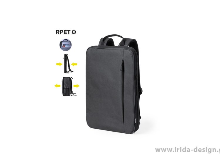 Backpack RPET Αναδιπλούμενο για Laptop έως 15"