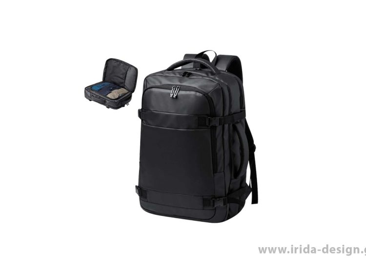 Backpack από Δερματίνη για Laptop 17" και Θήκη Εγγράφων