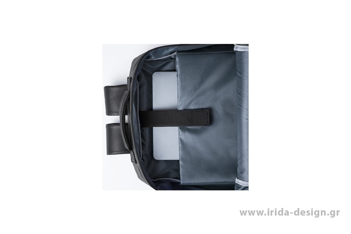 Backpack από Δερματίνη για Laptop 15" Tablet με Ανακλαστικό
