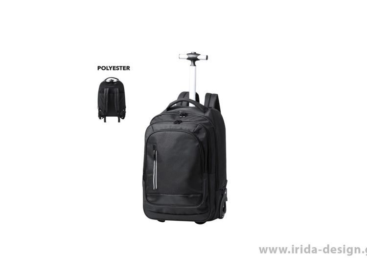 Trolley Backpack για Laptop 15" με Ροδάκια και Χερούλι