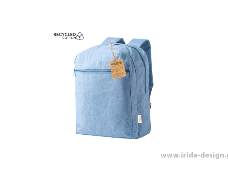 Backpack από 100% Ανακυκλωμένο Βαμβάκι Απαλά Χρώματα