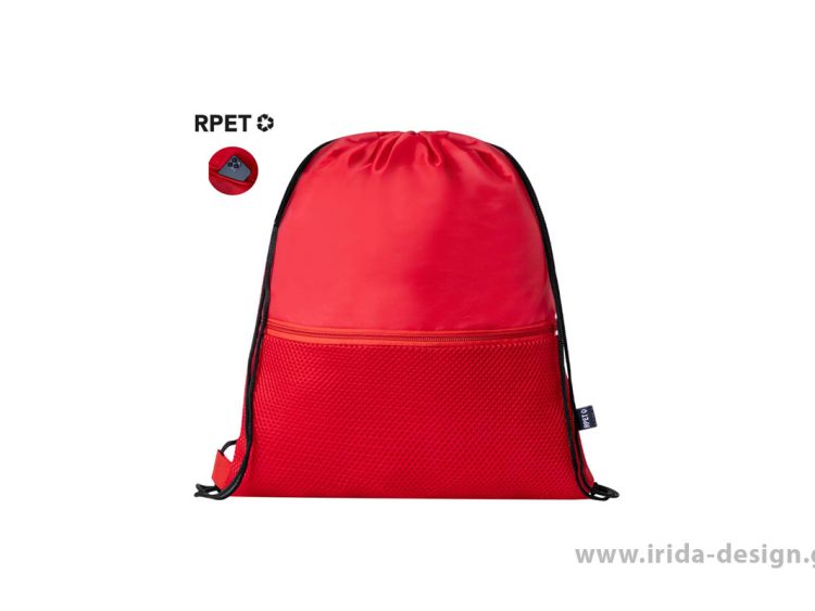 Σακίδιο Πλάτης Backpack RPET με Κορδόνια σε Διάφορα Χρώματα