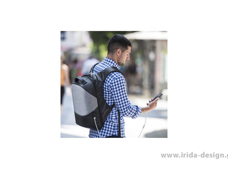 Backpack Αντικλεπτικό για Laptop 15" Tablet με Θύρα USB