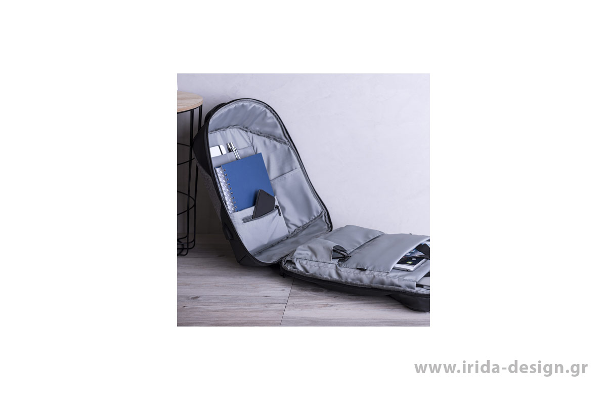 Backpack Αντικλεπτικό για Laptop 15" Tablet με Θύρα USB