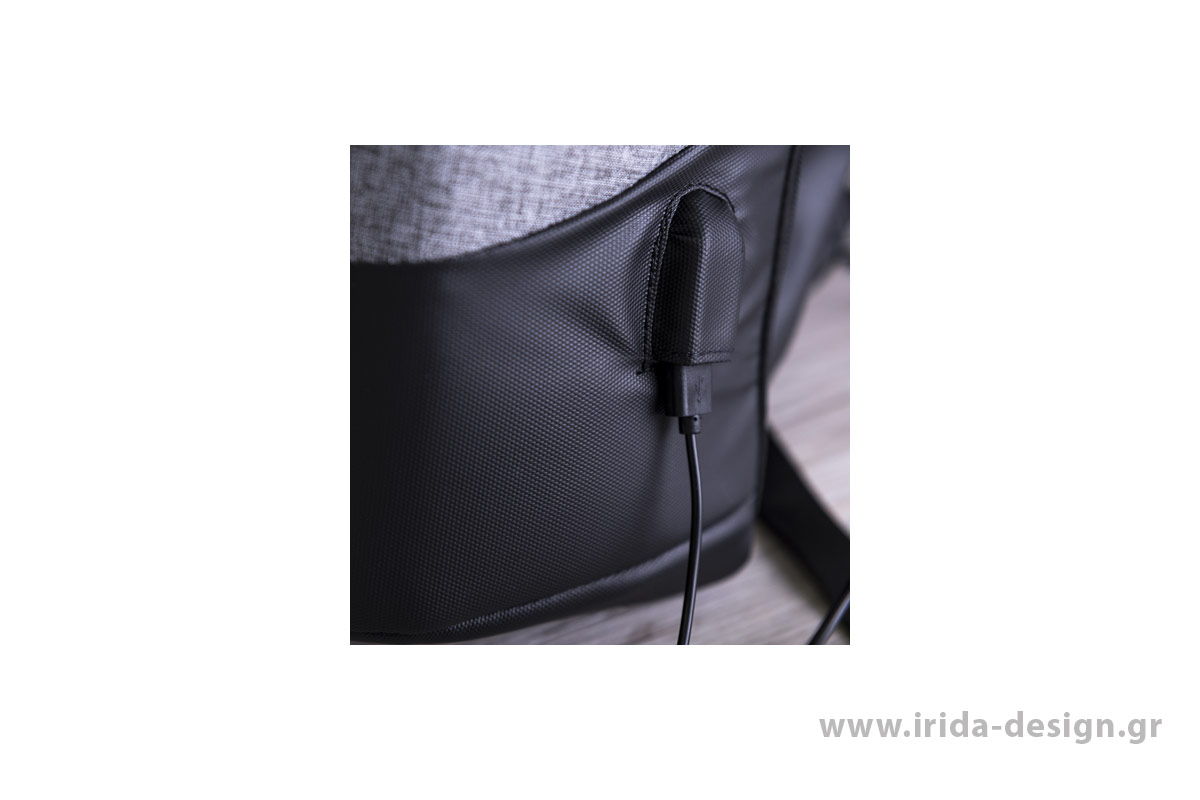Backpack Αντικλεπτικό για Laptop 15" Tablet με Θύρα USB