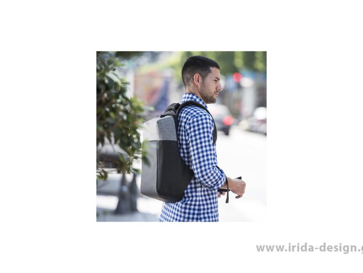 Αντικλεπτικό Backpack με Θύρα USB και Ανακλαστικό για Laptop 15"