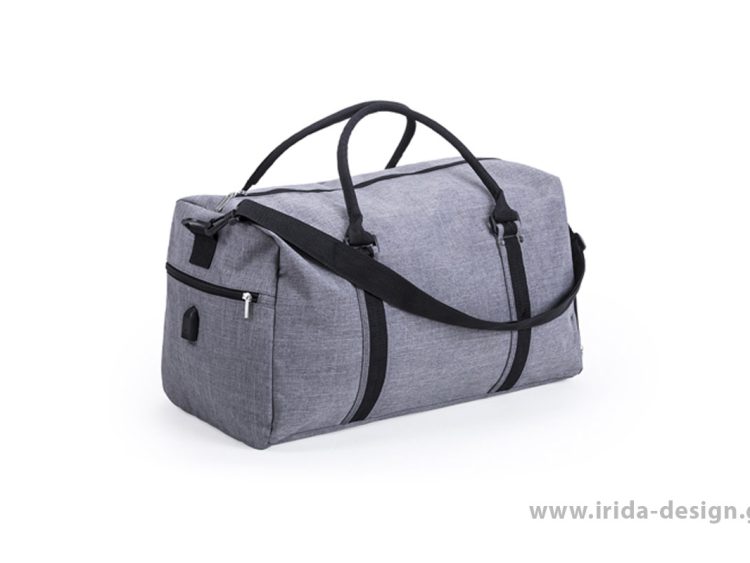 Τσάντα Σάκος Ταξιδιού Τύπου Denim με Θύρα USB